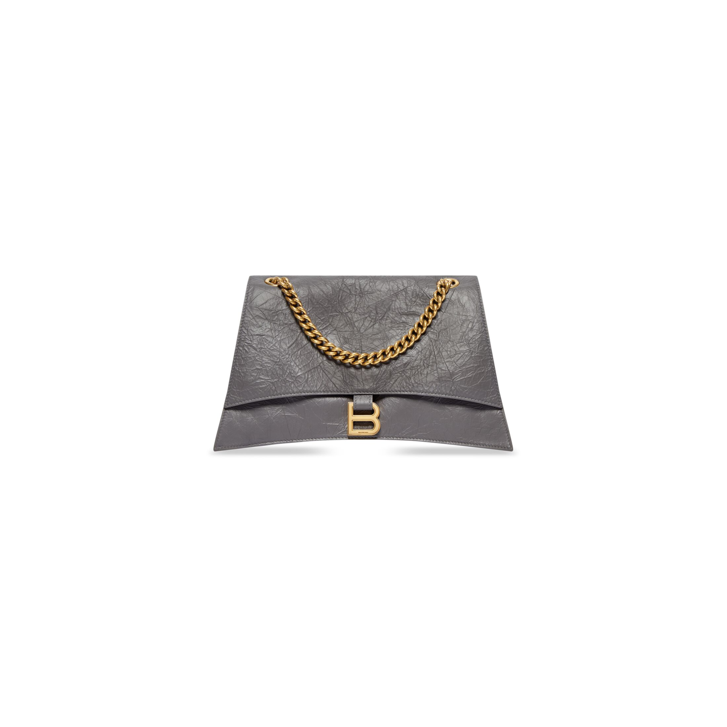 WOMEN'S CRUSH MEDIUM CHAIN BAG IN DARK GREY